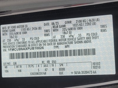 2023 Ford Escape ST-Line Select AWD