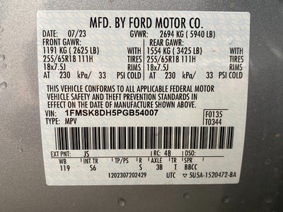 2023 Ford Explorer XLT 4WD