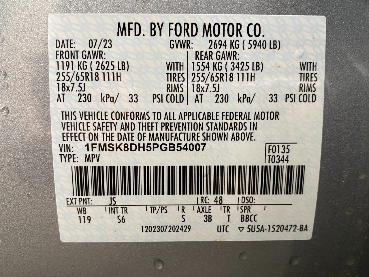 2023 Ford Explorer XLT 4WD