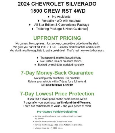 2024 Chevrolet Silverado 1500 4WD Crew Cab 147 RST