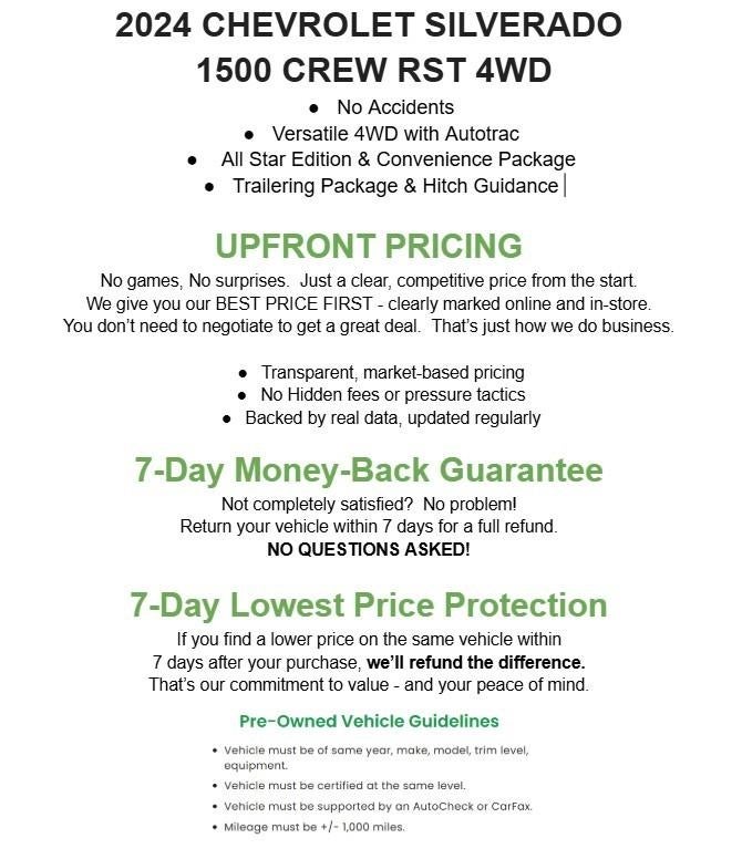 2024 Chevrolet Silverado 1500 4WD Crew Cab 147 RST