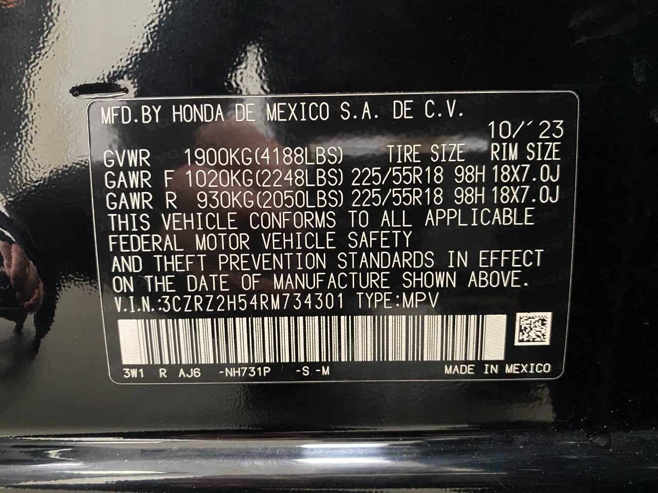 2024 Honda HR-V Sport AWD CVT