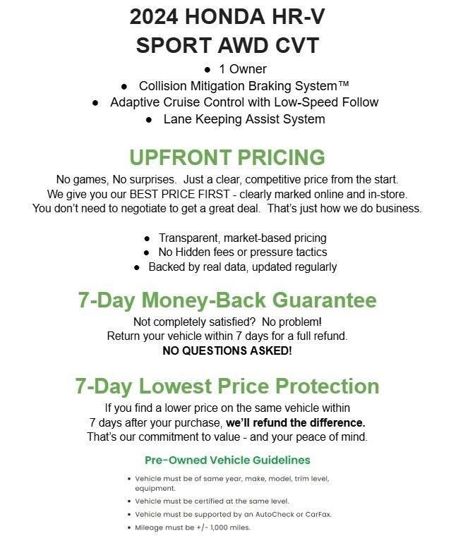 2024 Honda HR-V Sport AWD CVT