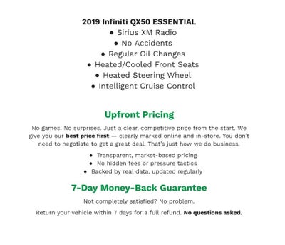 2019 INFINITI QX50 ESSENTIAL