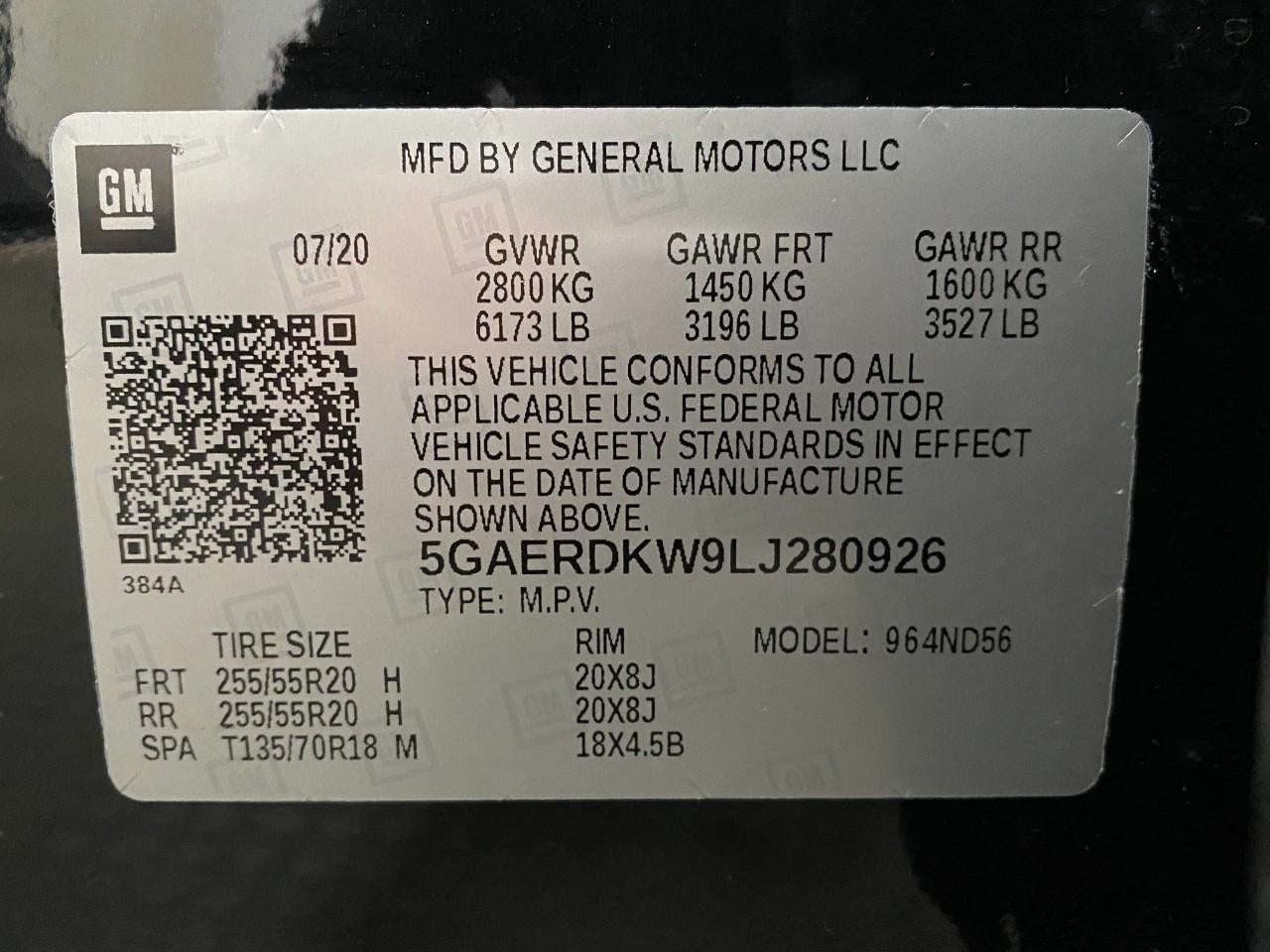 2020 Buick Enclave FWD 4dr Avenir
