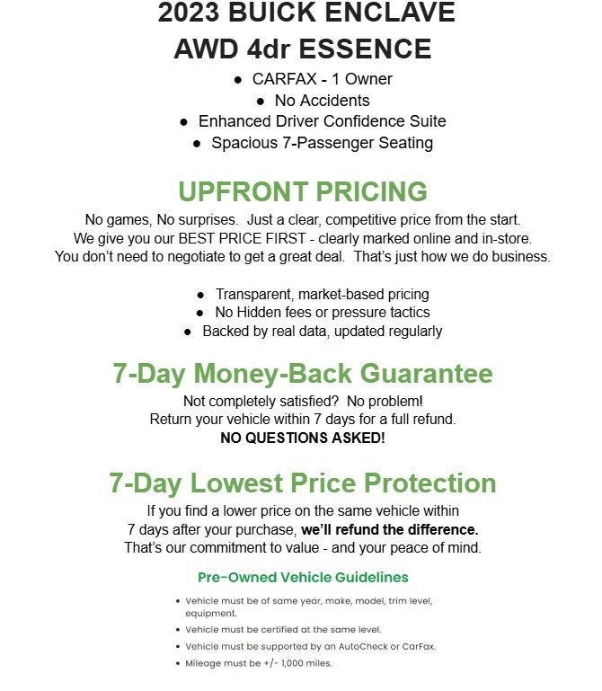 2023 Buick Enclave AWD 4dr Essence