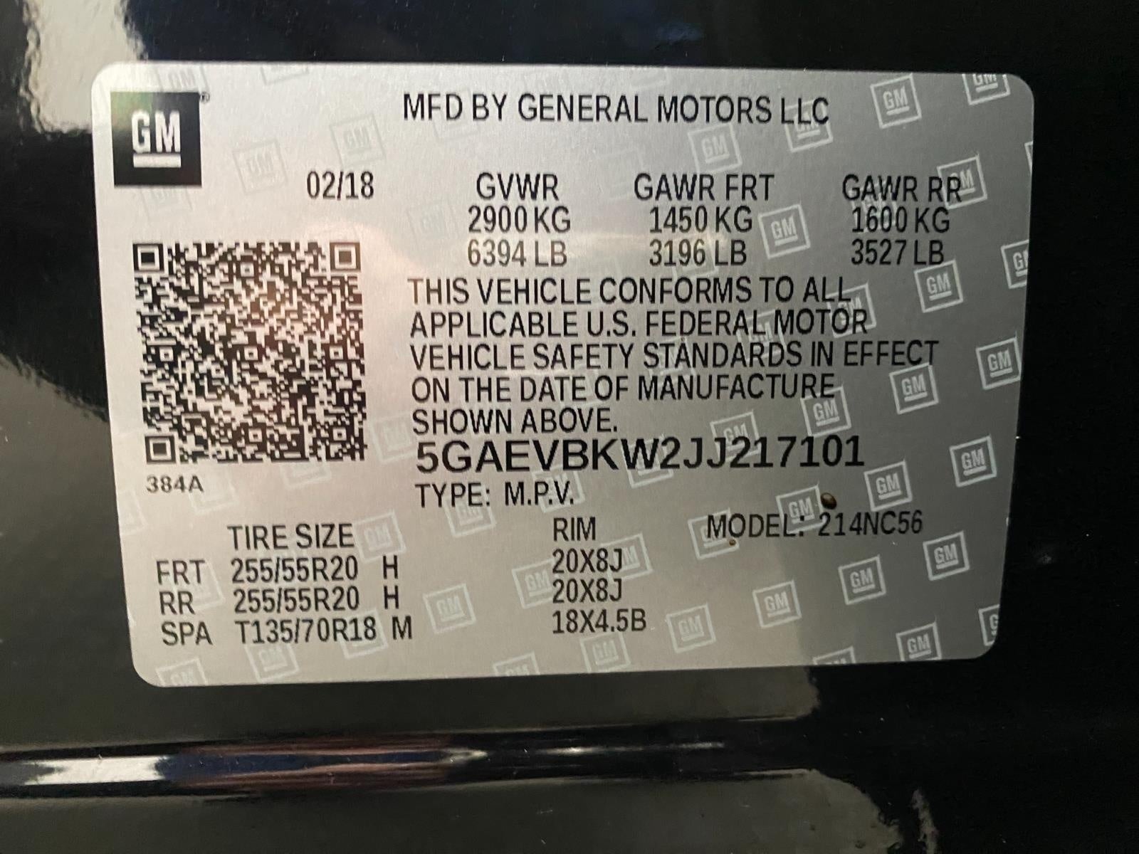 2018 Buick Enclave AWD 4dr Premium