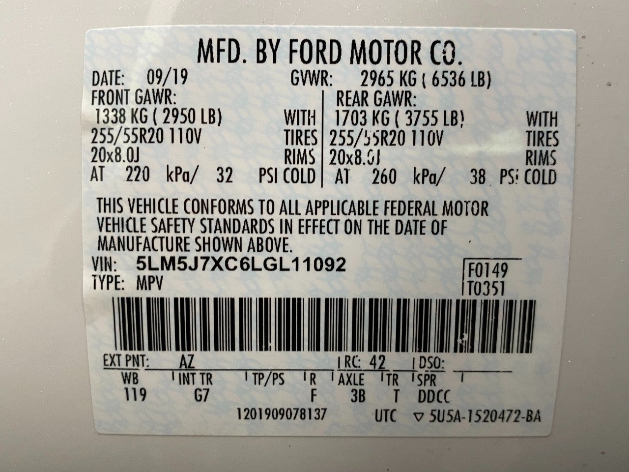 2020 Lincoln Aviator Reserve AWD