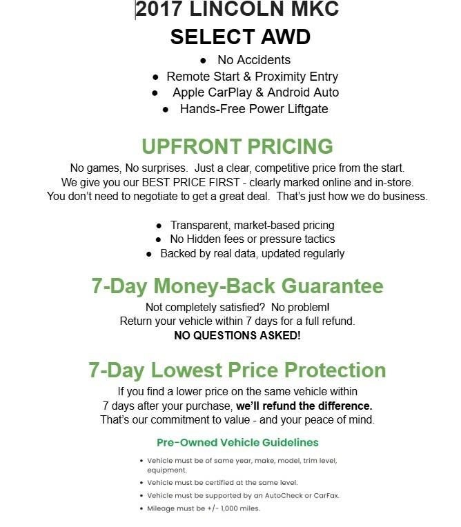 2017 Lincoln MKC Select AWD's photo
