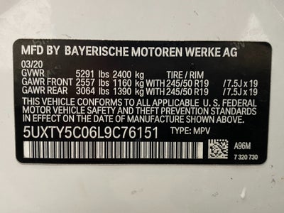 2020 BMW X3 xDrive30i Sports Activity Vehicle