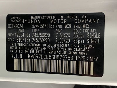 2025 Hyundai Palisade Calligraphy AWD