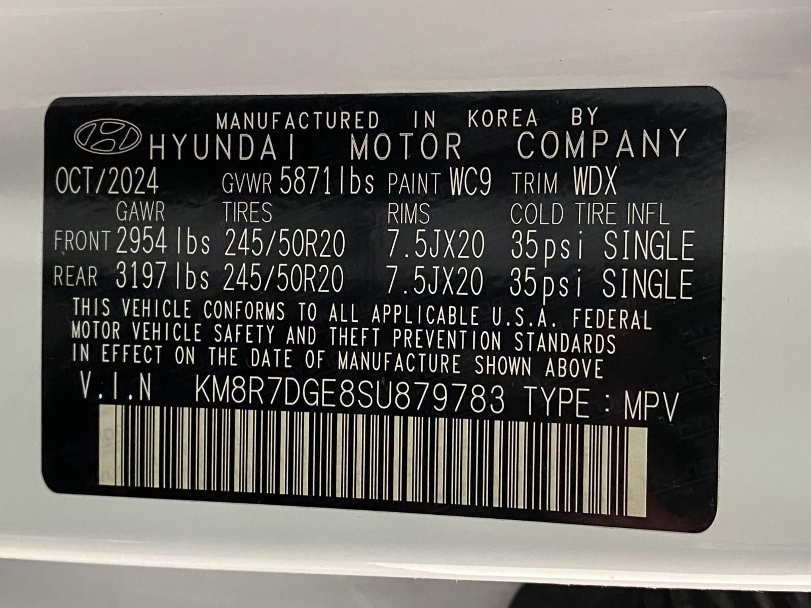 2025 Hyundai Palisade Calligraphy AWD