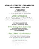 2023 Genesis GV80 3.5T AWD