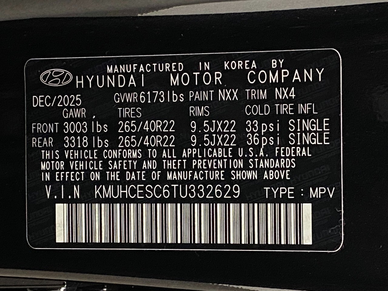 2026 Genesis GV80 3.5T Prestige Black AWD