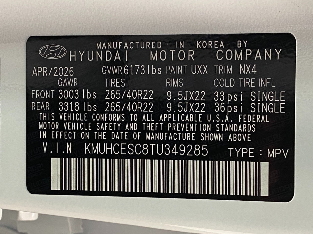 2026 Genesis GV80 3.5T Prestige Black AWD
