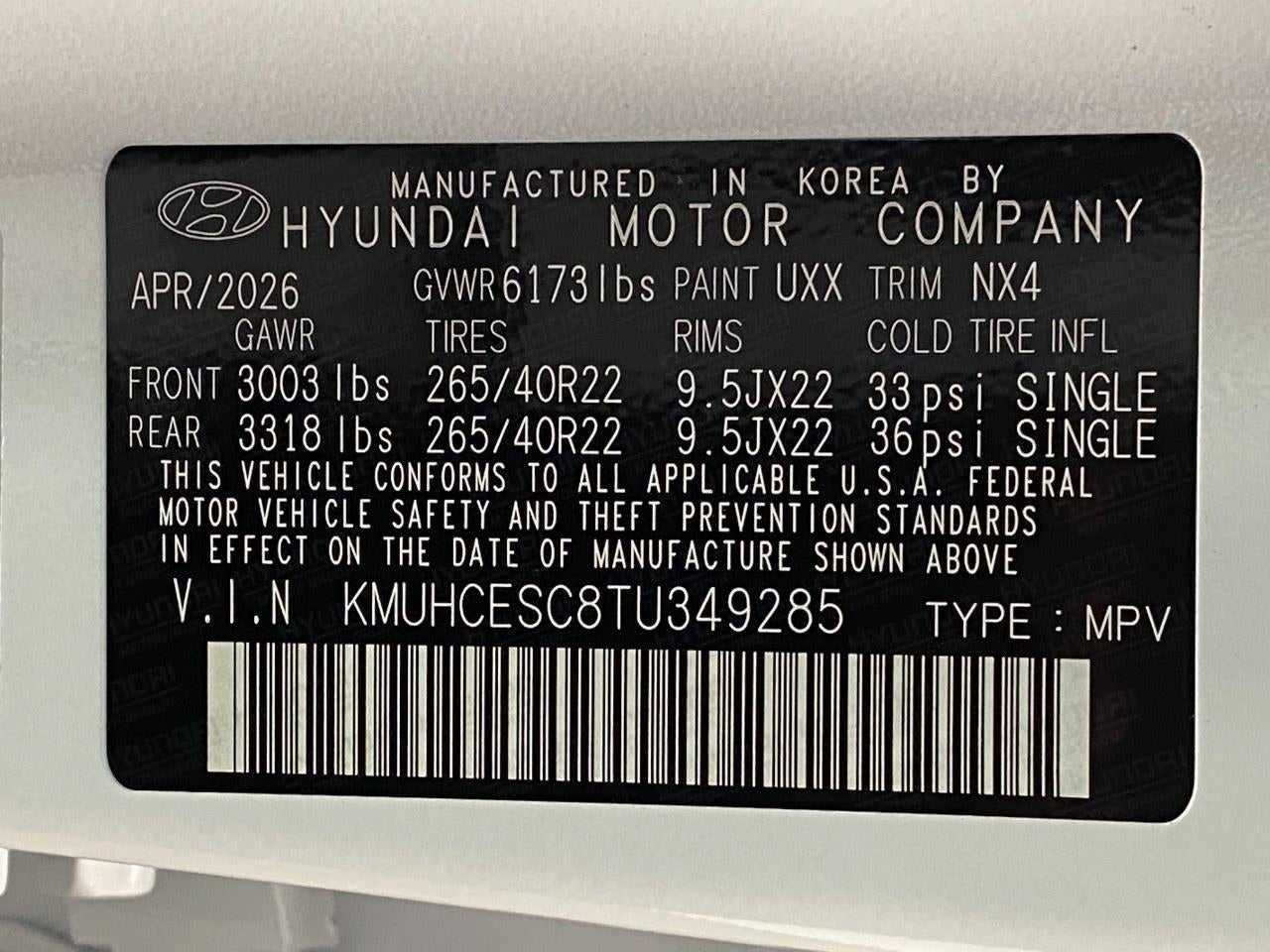2026 Genesis GV80 3.5T Prestige Black AWD
