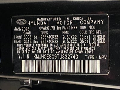 2026 Genesis GV80 3.5T Prestige Black AWD