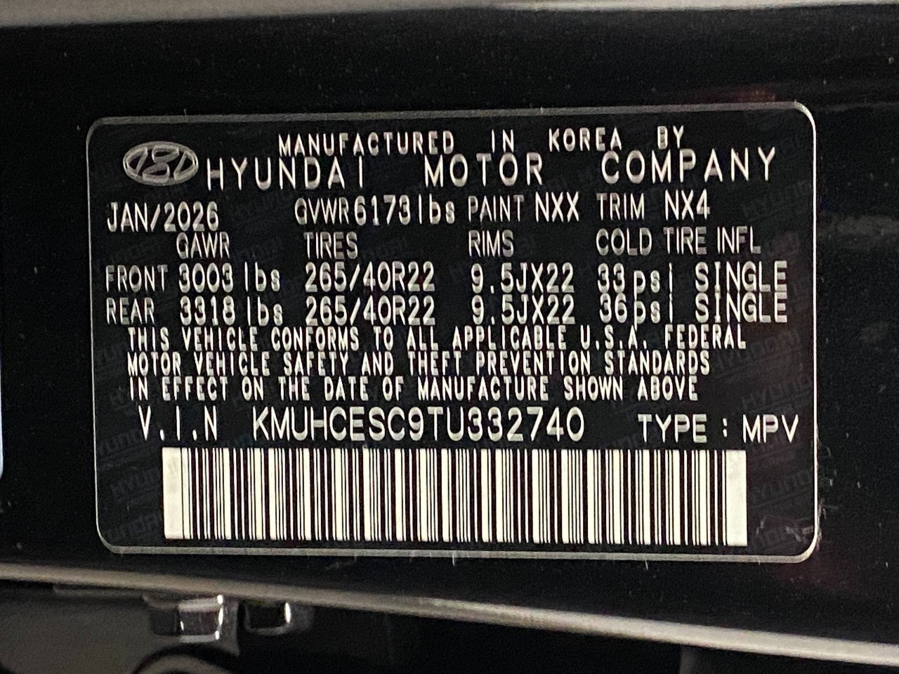 2026 Genesis GV80 3.5T Prestige Black AWD