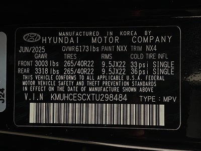 2026 Genesis GV80 3.5T Prestige Black AWD