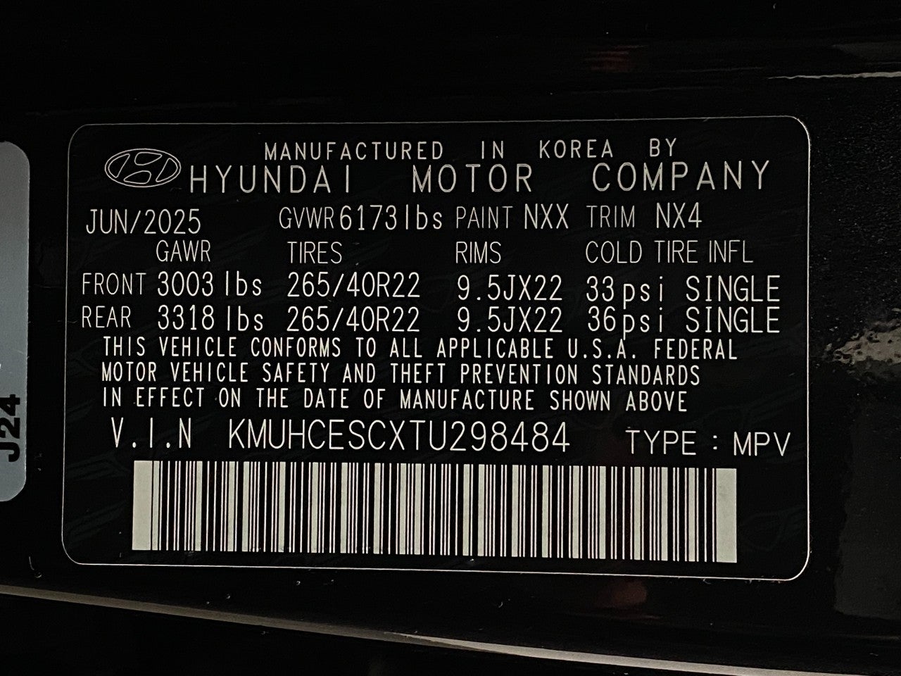 2026 Genesis GV80 3.5T Prestige Black AWD