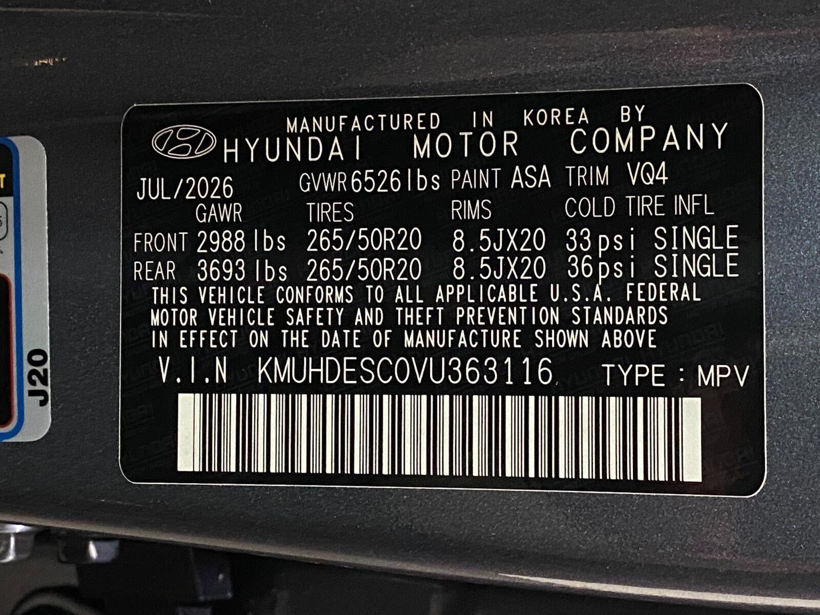 2027 Genesis GV80 3.5T ADVANCED