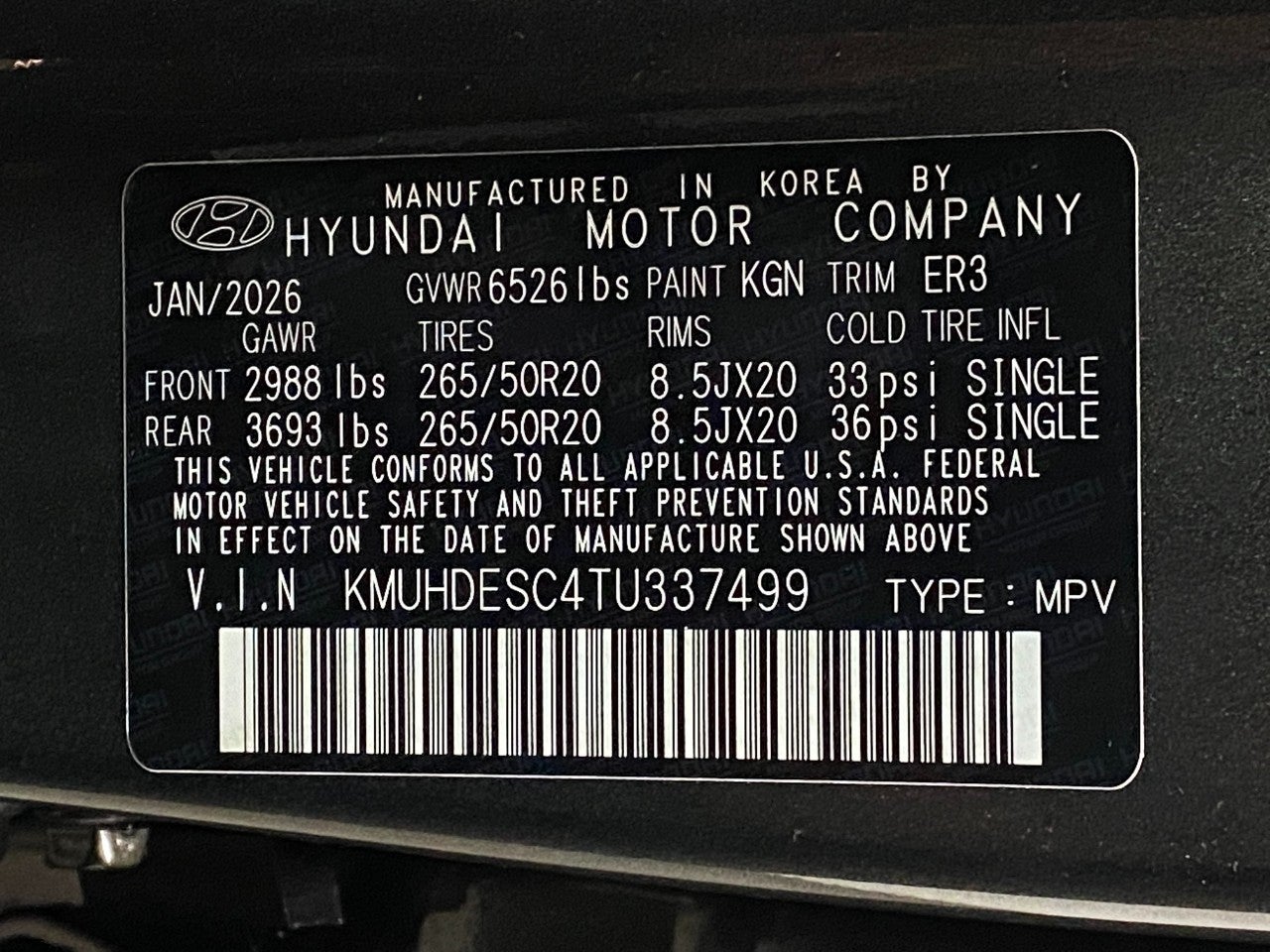 2026 Genesis GV80 3.5T Advanced AWD