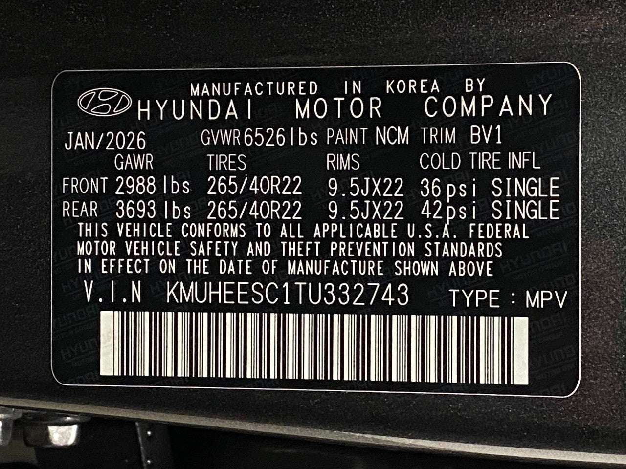 2026 Genesis GV80 3.5T Prestige AWD