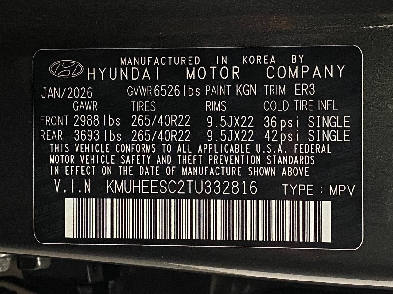 2026 Genesis GV80 3.5T Prestige AWD