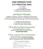 2026 Genesis GV80 3.5T Prestige AWD
