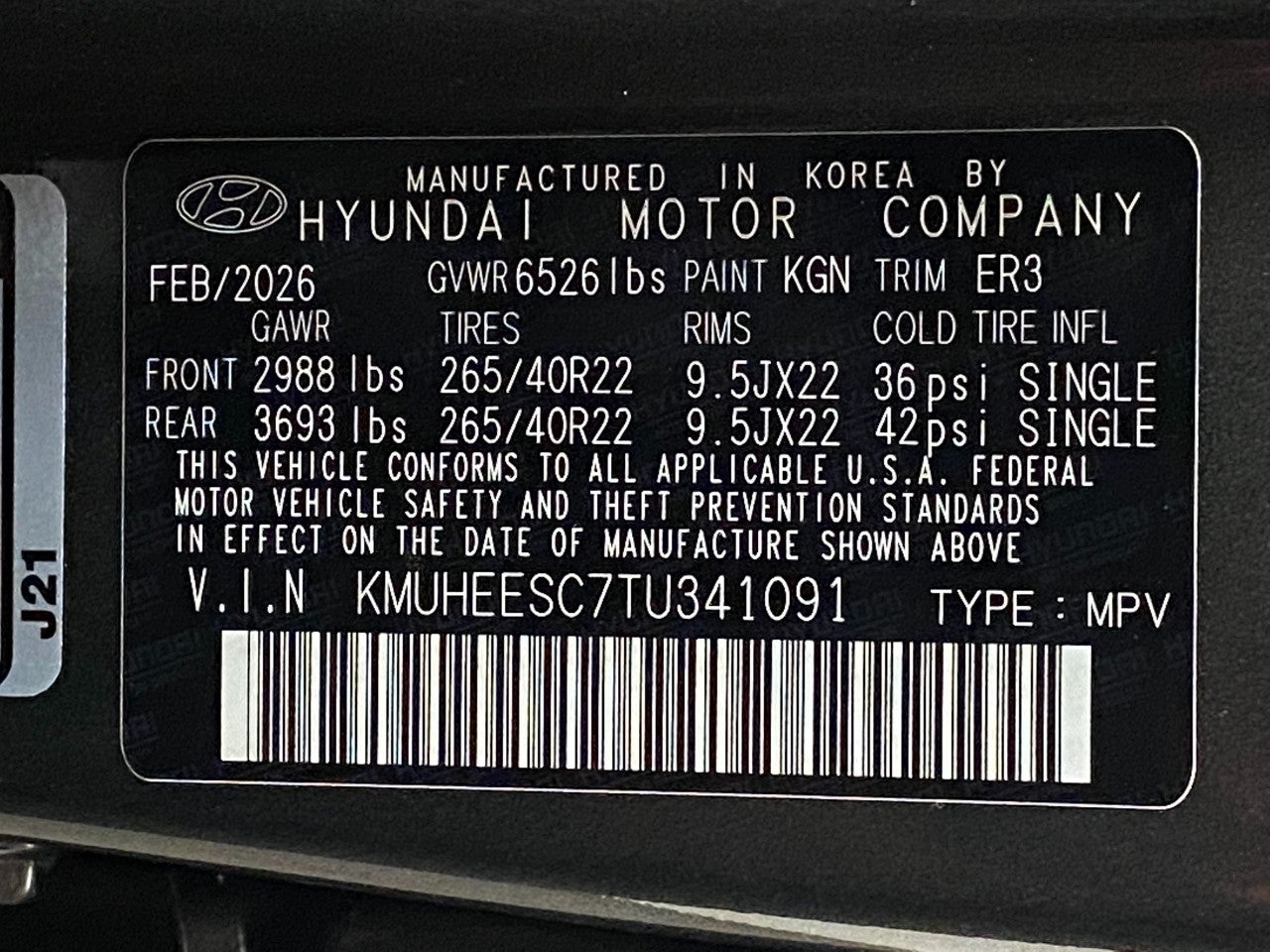 2026 Genesis GV80 3.5T Prestige AWD