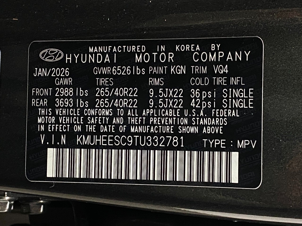 2026 Genesis GV80 3.5T Prestige AWD