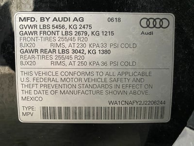 2018 Audi Q5 2.0 TFSI Prestige