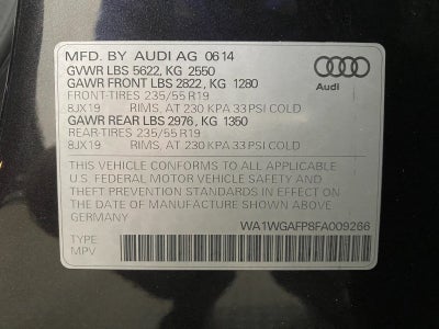 2015 Audi Q5 quattro 4dr 3.0T Prestige