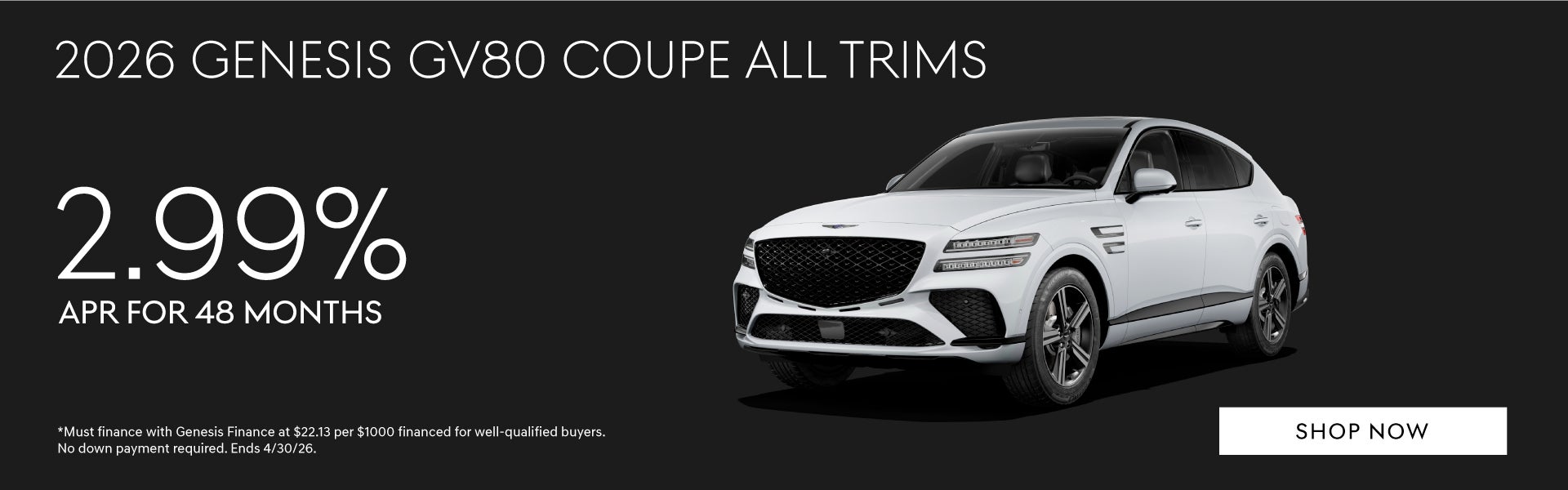 2026 Genesis GV80 Coupe