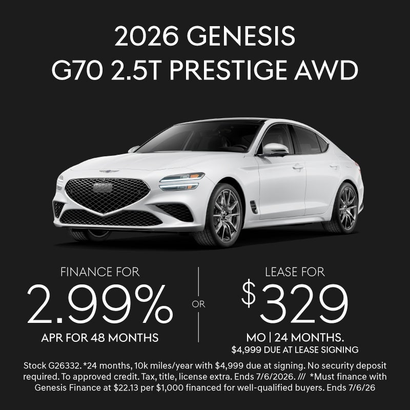 2026 Genesis G70
