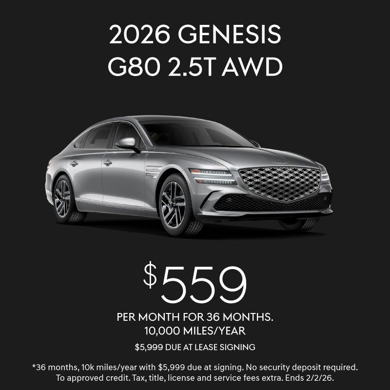 2026 Genesis G80 2.5T AWD