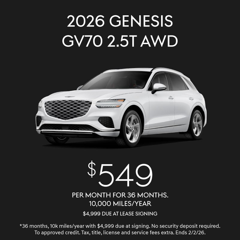 2026 Genesis GV70 2.5T AWD