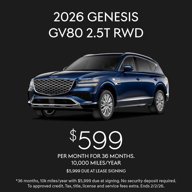 2026 Genesis GV80 2.5T RWD