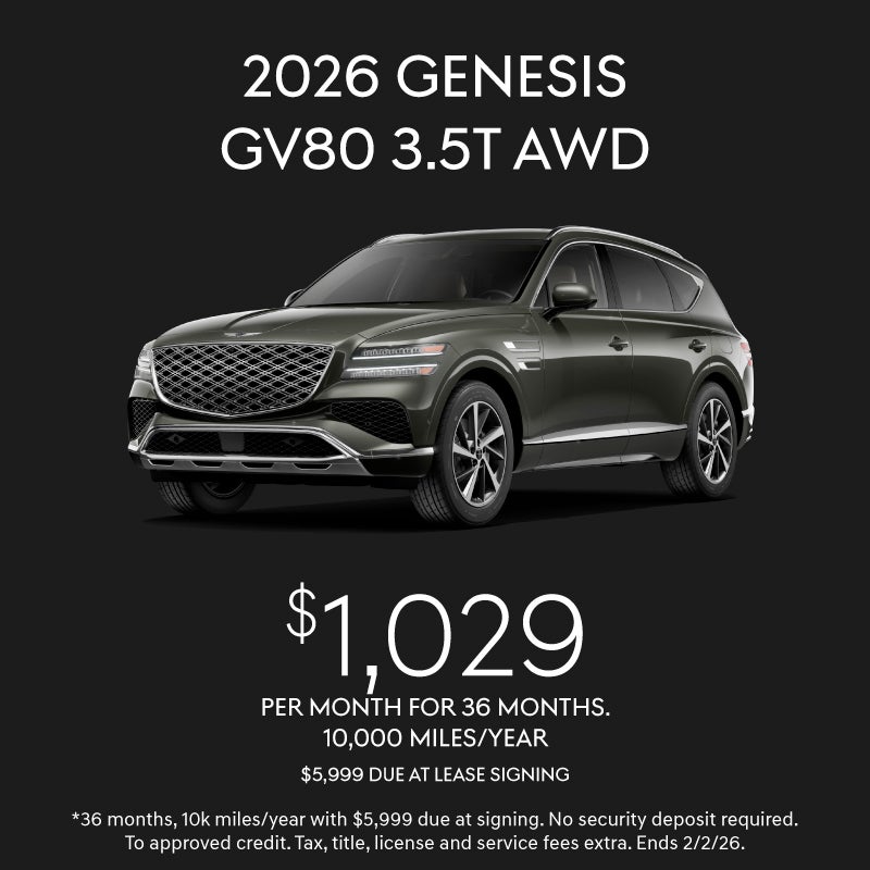 2026 Genesis GV80 3.5T AWD