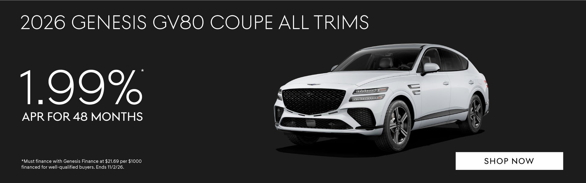 2026 Genesis GV80 Coupe